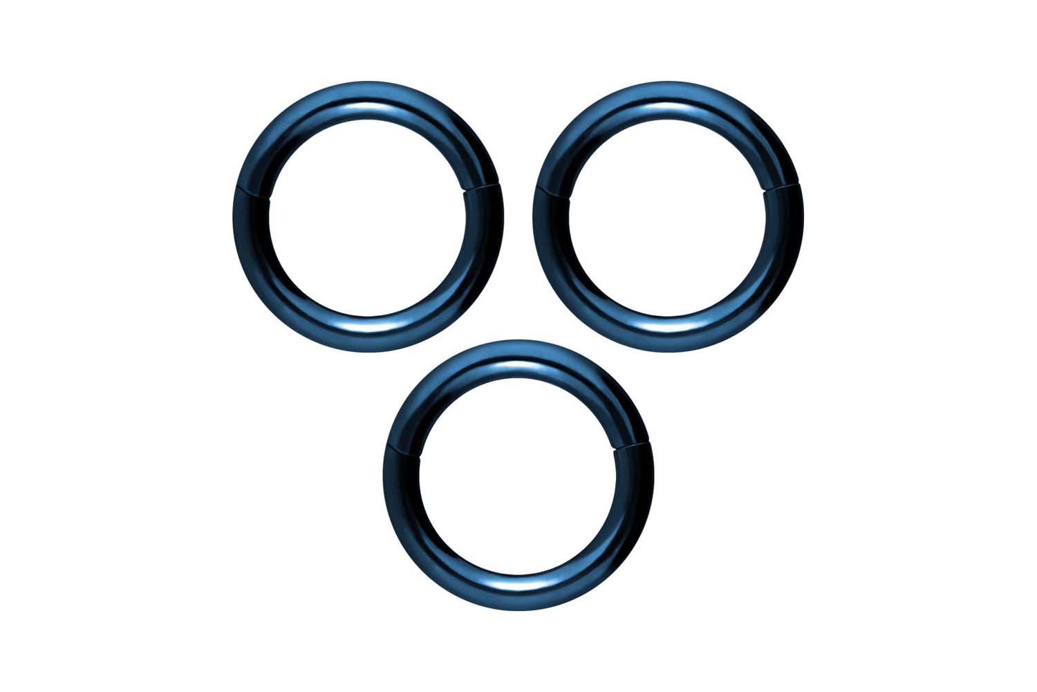 SET Chirurgenstahl Segmentring Clicker Piercing